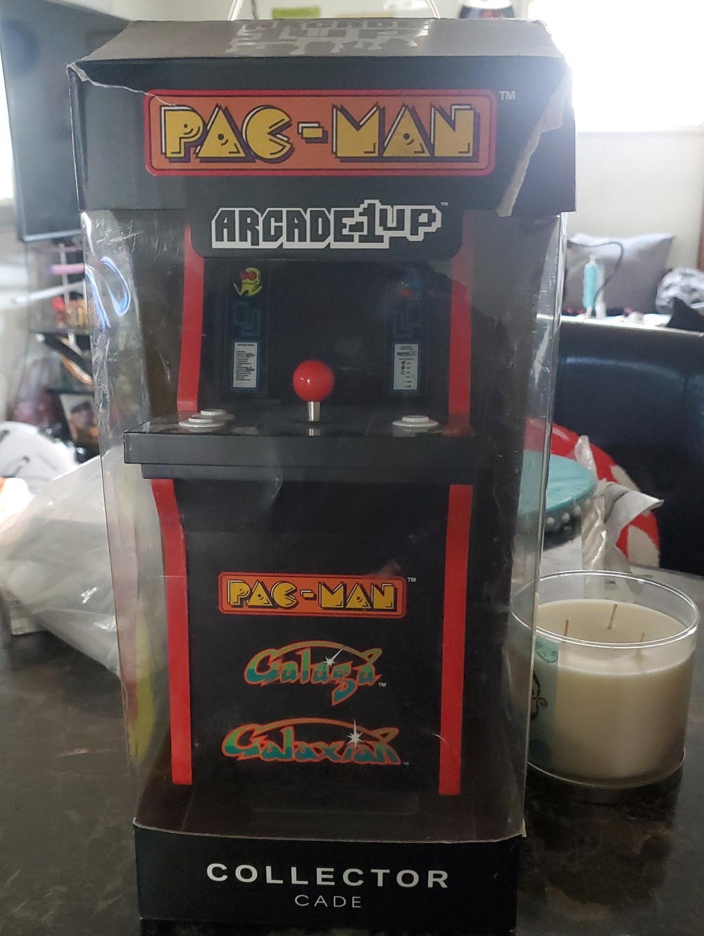 Arcade Pac-Man Mini Arcade Cabinet in and Red With Galaga & Galaxian